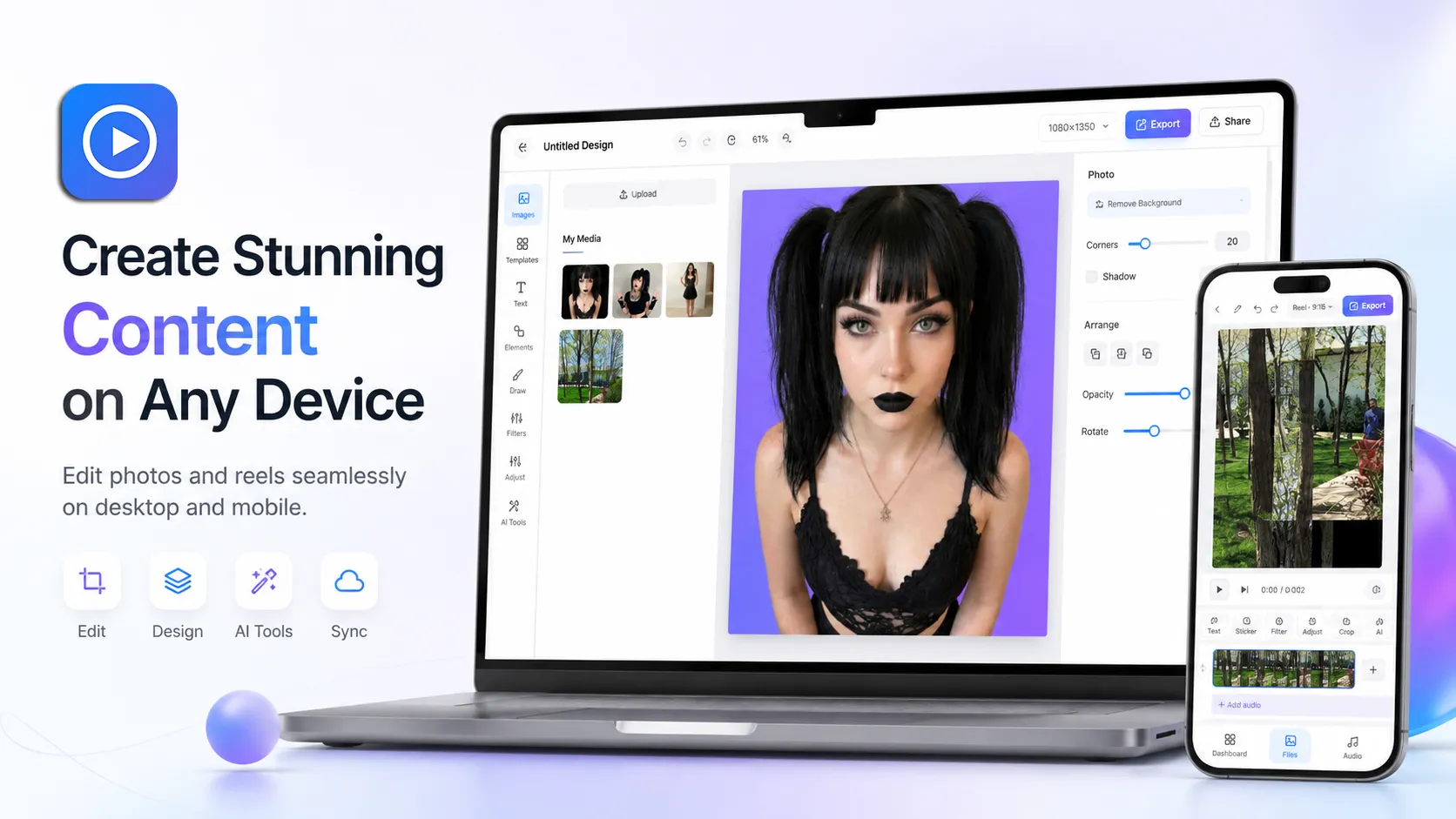 Free Online Photo Editor for Posts, Covers & Thumbnails